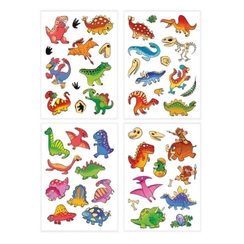 Zestaw tymczasowych tatuaży Dinozaury 301104